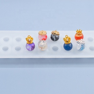 แม่พิมพ์ซิลิโคนจี้รูปลูกบอล20ช่องสำหรับทำสร้อยข้อมือสร้อยคอแบบทำมือ - Product Image 5