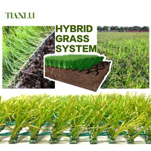 Эко-перерабатываемая сертифицированная FIFA гибридная смесь из натуральной травы с 70% газона и устойчивыми к ультрафиолетовым волокнами для устойчивых полей - Product Image 4