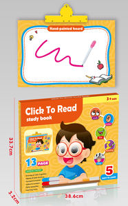 Set da Disegno 2 in 1 con Macchina per l'Apprendimento, Giocattolo Educativo per Bambini con Poster Didattico da Parete a 13 Pagine - Product Image 2