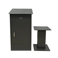 Boîte aux lettres en acier JDY pour boîte de dépôt murale résidentielle et commerciale avec serrure pour usage domestique