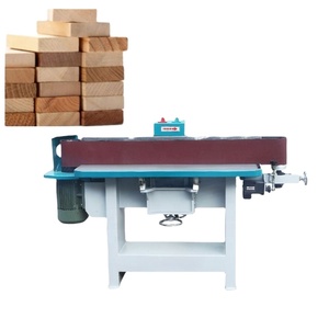 Ponceuse à bande verticale métallique pour le travail du bois, machine de desserrage, de débavurage et de polissage avec bordure large pour le bois massif - Product Image 4