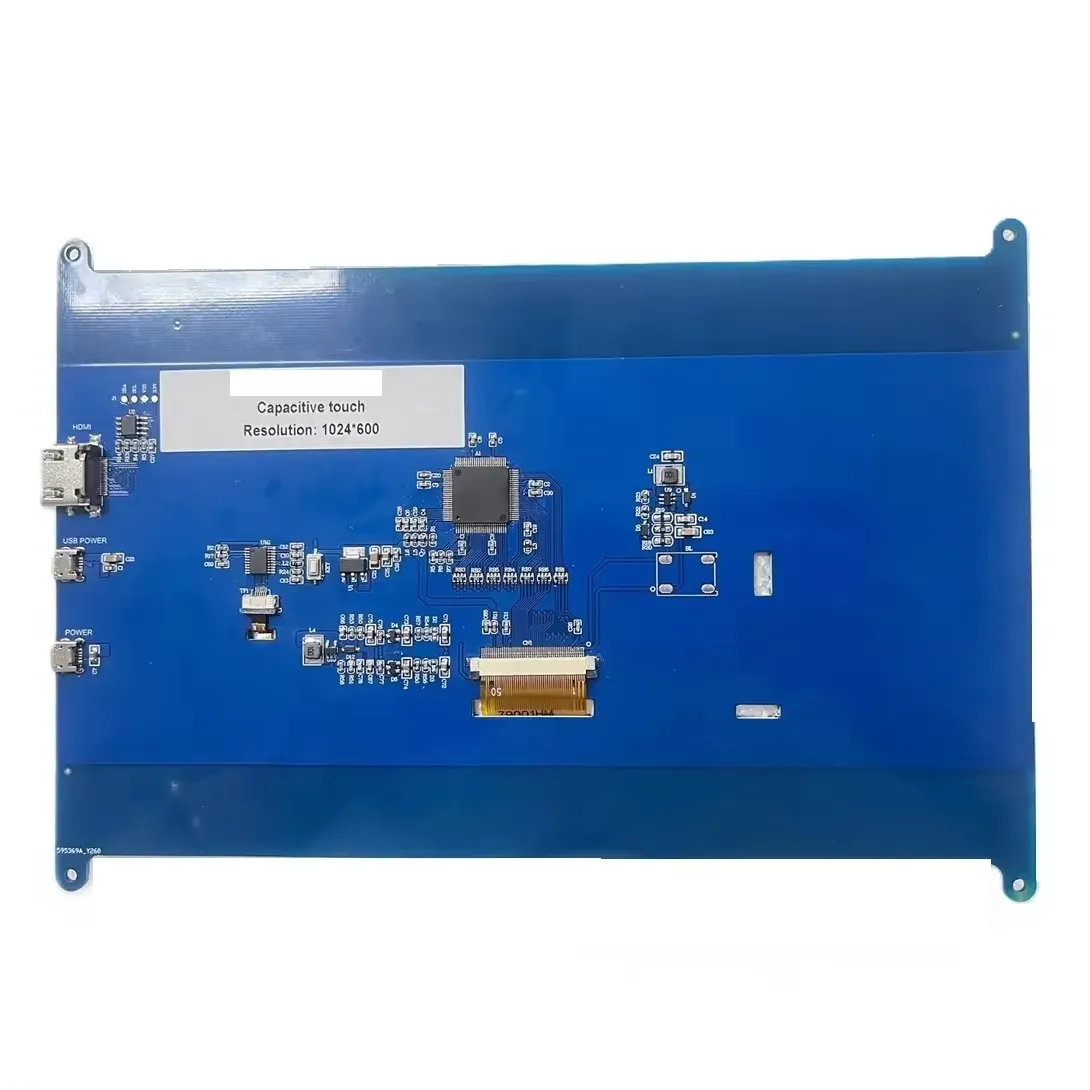 Fornitore di alto livello del pannello display LCD da 10.1 pollici schermo Raspberry pi 1024 multi-touch * 600