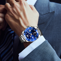 Montre automatique de luxe avec logo personnalisé XINGOU 6033 fabricant de montres de plongée résistantes à l'eau montres mécaniques pour hommes