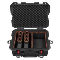 Étui rigide portable étanche IP67 personnalisé avec insert en mousse EVA sur mesure pour boîtier de protection