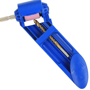 Strumento di affilatura per punte diamantate a corindone con chiave per punte da trapano a base di ferro tipo disco abrasivo - Product Image 1