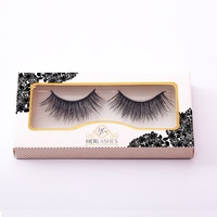 Faux cils de vison 3d avec boîte d'emballage, 5 pièces, meilleure vente, livraison gratuite