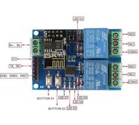 Taidacent IoT Smart Home aplicación móvil Control remoto inalámbrico interruptor de relé hijo apagado 5V Esp01 Esp8266 módulo de relé Wifi Dual