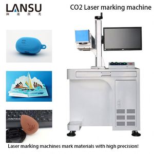 เครื่องเลเซอร์มาร์กกิ้ง C02, เครื่องแกะสลักเลเซอร์, 30W, 50w สำหรับไม้และผ้าไม้ไผ่, กางเกงยีนส์, ราคาประหยัด - Product Image 2