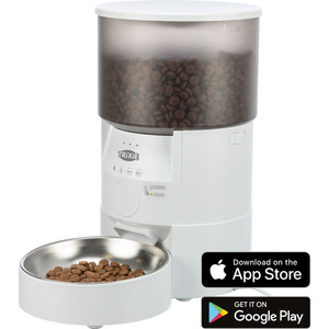 Comedero Automático Inteligente Trixie 3.0L Blanco, Dispensador de Comida para Mascotas con Control por Aplicación para Perros y Gatos - Product Image 1