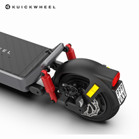Trottinette électrique pliable Kuickwheel S9 à deux roues en alliage d'aluminium, moteur brushless 500W, contrôle intelligent par application, freins à disque hydrauliques