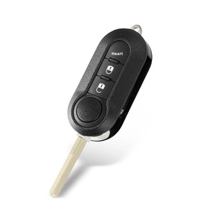 Clé télécommande à 3 boutons pour Fiat 500 Panda Punto Bravo Ducato pour <span class=keywords><strong>Boxer</strong></span> Citroën Jumper Auto SIP22 Blade Noir ABS - Product Image 3