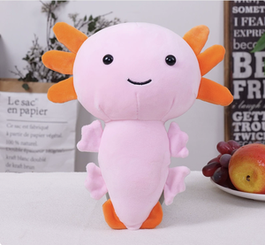 Peluche de Axolotl <span class=keywords><strong>Mexicano</strong></span> Bordado, Suave, Kawaii, de Algodón Orgánico y Algodón PP - Product Image 6