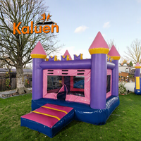 Vente directe d'usine Kaluen, château gonflable de haute qualité 3m*3m / 4m*4m, trampoline pour enfants, amusement intérieur et extérieur dans le jardin