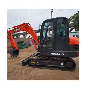 Excavatrice d'occasion de haute qualité Doosan Dx60 Dx55 Mini pelles Doosan Dh60 Digger Dx225 Dx340 Bonne condition en stock - Product Image 5