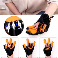 Gants électriques de rééducation de la main, masseur de doigts, entraîneur de la santé de la main pour les accidents vasculaires cérébraux, gants chauffants avec minuterie et miroir, marque TODO, modèle