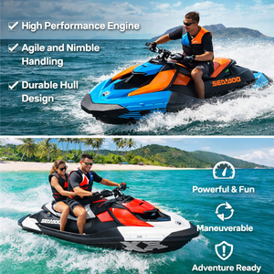BRP Sea-Doo Bombardier, Motor Intraborda de Gasolina de 4 Tiempos, Nuevo Spark Trixx de 90hp, Acrobático y Divertido, para 1-2 Personas, Deportes Acuáticos Marinos - Product Image 1