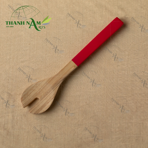 Ensemble de cuillères et fourchettes en bambou écologiques et durables, logo personnalisé, vaisselle biodégradable pour la maison/le restaurant, capacité de 10 ml - Product Image 2