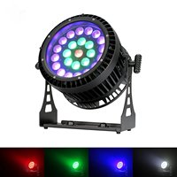 Par Can en alliage d'aluminium silencieux DMX512 25 Led 19x12w 18/20x18W RGBWA UV 6in1 LED Par Light Professional Stage Lights