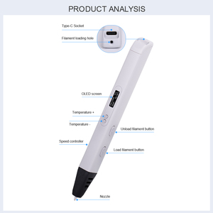 Jer Nhà Máy Tùy Chỉnh Hot Bán Giáo Dục Đồ Chơi Tự Làm Vẽ Myt <span class=keywords><strong>3D</strong></span> In Ấn Bút Cho Trẻ Em <span class=keywords><strong>3D</strong></span> Máy In Bút Thiết Lập PLA Filament <span class=keywords><strong>3D</strong></span> Bút - Product Image 5