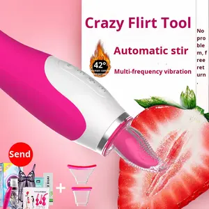 Vibratore Silenzioso per Donne, Stimolatore Punto G, Masturbazione Istantanea, Telescopico, Riscaldante, Succhiante, Leccante, Dildo per Adulti - Product Image 2