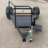 Toilette chimique portable sur remorque connexion de voiture remorquable toilettes simples en plastique mobiles prix d'usine en gros