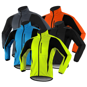 Logo personalizzato impermeabile in pile caldo <span class=keywords><strong>abbigliamento</strong></span> da <span class=keywords><strong>ciclismo</strong></span> giacca da uomo giacca antivento giacca veloce da <span class=keywords><strong>ciclismo</strong></span> <span class=keywords><strong>invernale</strong></span> giacca spessa - Product Image 1