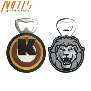 Novelty Brand New Design Cartoon 3D Eco-friendly Metal PVC Beer Magnetic Bottle Opener Funky Souvenir Gift - Product Image 3