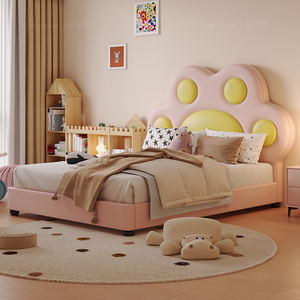 Ensemble de meubles de chambre à coucher en cuir rembourré pour jeunes garçons avec <span class=keywords><strong>armoire</strong></span> pour salle à manger/salle de sport - Product Image 2