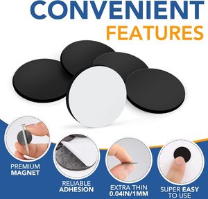 High Quality Flexible Magnetic Materials D20*2 Strong Adhesive <strong>Magnet</strong> Dots <strong>Round</strong> Rubber <strong>Magnet</strong> - Product Image 5