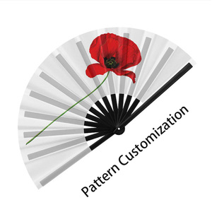 Personalisierter Papier-Bambus-Fächer mit Eigenem Logo und Fotodruck für Geschäftsveranstaltungen, Geburtstagsfeiern, Werbung und Souvenirs - Product Image 3