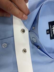 Camisas de Cuello Tab para Clérigos, de Algodón, Manga Larga, con Bolsillo en el Pecho, Antiarrugas, para Sacerdotes, Pastores, Ceremonias Religiosas, con Logotipo Personalizado - Product Image 5