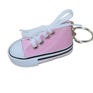 Groothandel 7,5CM Mini Canvas Kleine Schoenen Sleutelhanger Mode Auto Tas Charm Simulatie 3D Canvas Sneaker Sleutelhanger - Product Image 1