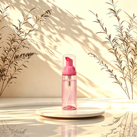 Flacon pompe à mousse transparent vide en gros, distributeur de savon moussant en plastique PET multicolore, personnalisable avec logo, rechargeable