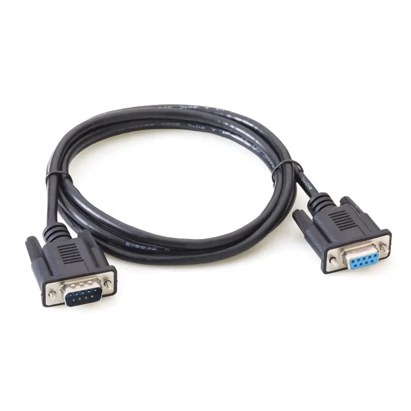 9 Pin DB9 Male to Female DB9 RS232 Serial Extension Cable for Computer