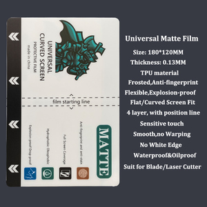 Feuilles de film hydrogel TPU économique HD/MAT/CONFIDÉCITÉ, protecteur d'écran flexible universel incurvé pour téléphone portable, pour machine de découpe - Product Image 3