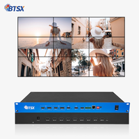 Controlador de Video Wall Bitvisus con Zoom Libre, 4K 4096x2160 60Hz 3X3 4 Entradas 9 Salidas, Sin Latencia, con 3 Años de Garantía