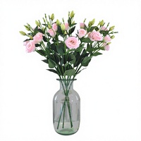 Bunga Peony Sutra Buatan Batang Panjang Gaya Eropa, Gaya Modern, Tangkai Tunggal untuk Dekorasi Pernikahan, Hari Valentine, dan Paskah