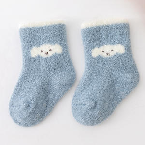 Chaussettes pour enfants solides <span class=keywords><strong>quatre</strong></span> saisons garçon nouveau-né bébé chaussettes coton infantile chaussettes pour filles 0-36 mois - Product Image 6