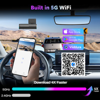 Caméra embarquée 4K double canal IA avec double objectif, Wi-Fi 5G, moniteur de stationnement ADAS et enregistreur vidéo, garantie 1 an