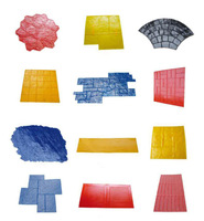Moule à béton pour estampage routier, moule de formage de motifs pour béton coloré pour sols.