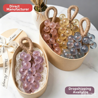 Savon en barre transparent au design de grappes de raisin, enrichi en vitamine E naturelle, pour salle de bain, hôtel, maison, cadeau, vente en gros OEM