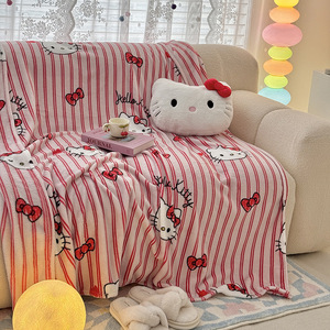 ผ้าห่มขนแกะลายการ์ตูนแบบขายส่ง ผ้าห่มนวมสองด้าน น้ำหนักเบา ผ้าห่มสำหรับใช้ในห้องแอร์ ผ้าห่มสำหรับงีบหลับในออฟฟิศ - Product Image 4