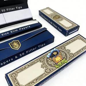 Papel de Liar Manual de Estilo Moderno Personalizado con Filtros y Grinder, Diseño Personalizado, Tamaños 110x44mm y 78x44mm, OEM/ODM Disponible - Product Image 3