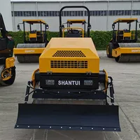 Compacteur léger Shantui SRD03 Mini 3 tonnes à double tambour vibratoire pour la vente