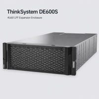 Baie d'extension 4U60 LFF d'occasion, 12 Go SAS, pour stockage haute densité, compatible avec les systèmes de stockage DE Series Lenovo ThinkSystem DE600S