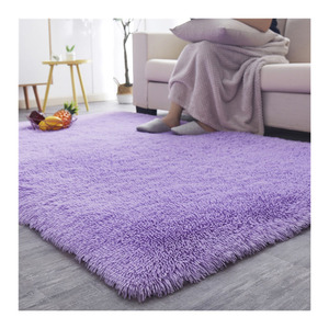 Soggiorno antiscivolo colori semplici bellissimi disegni moderni tappeti soffici shaggy grigi tappeti 8ft 150cm x 250cm - Product Image 6