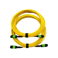 MPO untuk MPO MPO/APC MPO/UPC 8 Core 12 Core 16core OS2 kabel Patch serat optik Mpo Mtp kabel Patch Om4 Mpo Wanita kabel perca