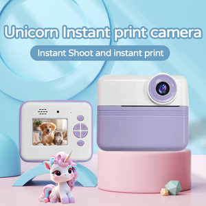 Kamera Instan Anak 1080P HD Kamera Digital Selfie untuk Anak Perempuan Laki-laki Hadiah Natal Ulang Tahun Mainan Dapat Mengambil Foto Video Kamera Cetak - Product Image 3