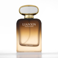 Flacon de parfum rectangulaire sur mesure, flacons de parfum vides de luxe 100 ml