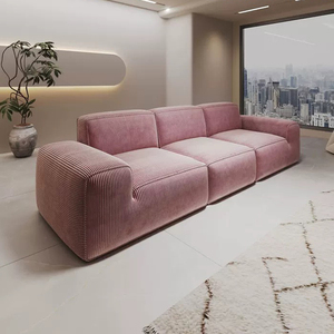 Copertura Futon in vera pelle lavabile per dormitorio/appartamento sottovuoto in schiuma compressa a ciuffo divano sigillato Design per officina - Product Image 3